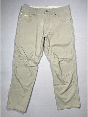 Kuhl Revolvr Outdoor Vintage Patina Dye Khaki Brown Full Pant - Men 33 X 30 REG